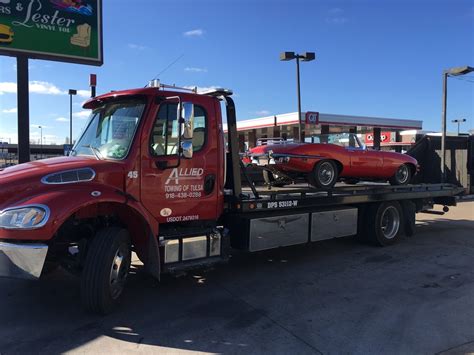 Allied towing tulsa - tow truck driver at Allied Towing of Tulsa Tulsa, Oklahoma, United States. 3 followers 2 connections. See your mutual connections. View mutual connections with david ...